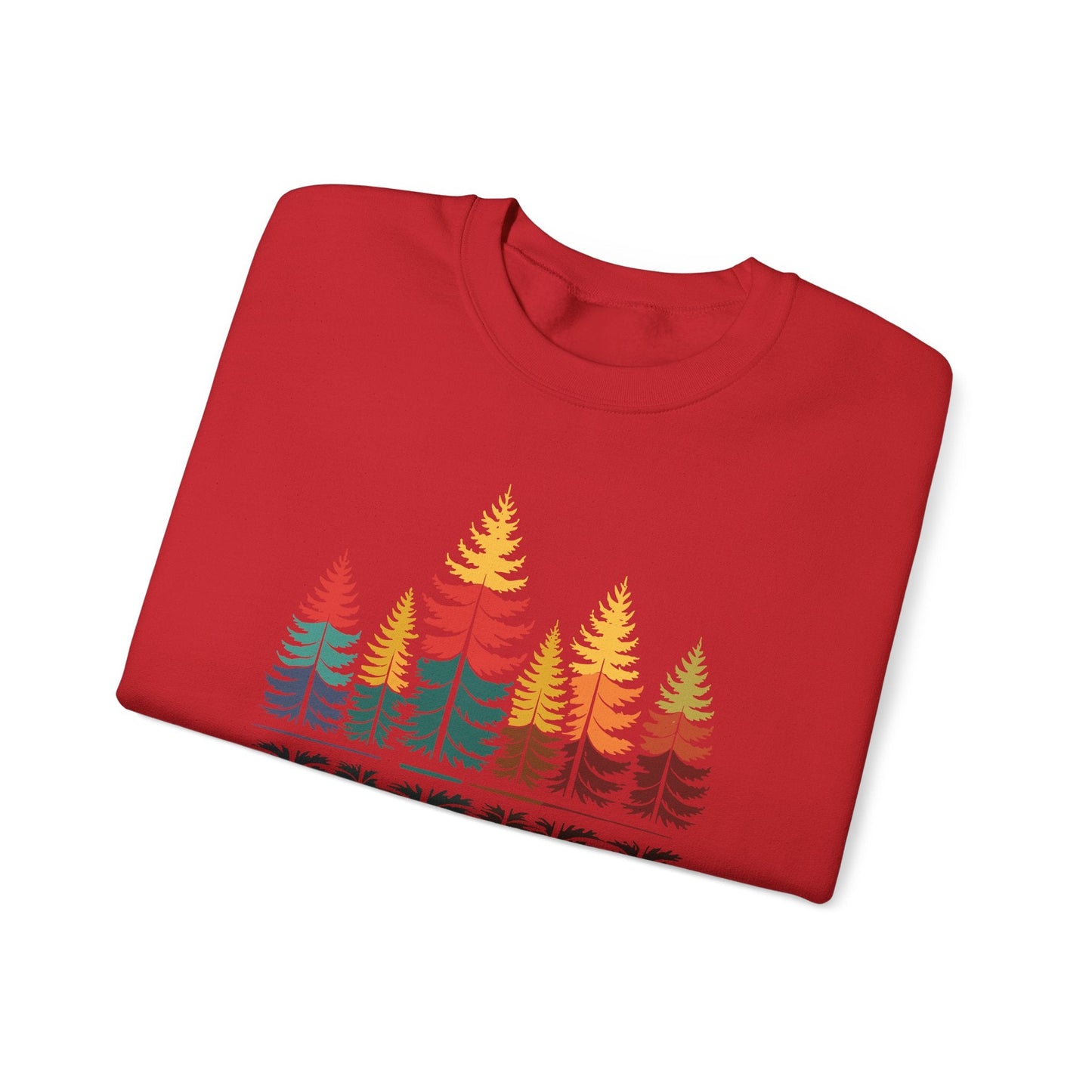 Nature Reflection Forest Trees Outdoor Wildlife Sweatshirt