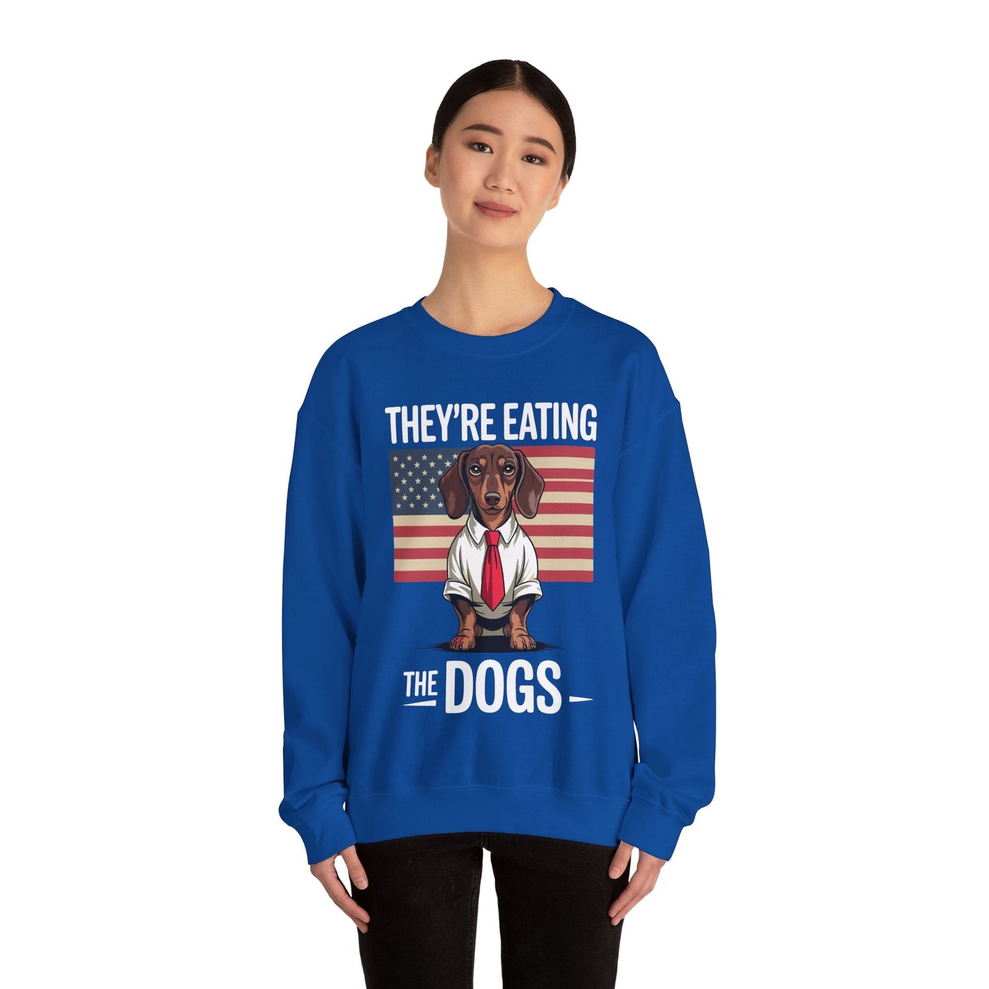 They're Eating the Dogs Trump Hot Dog Sweatshirt