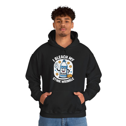 I Bleach My Stink Wrinkle Funny Sarcastic embarrassing Meme Hoodie