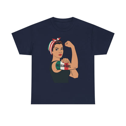Mexican Girl Mujer Rosie Riveter Cinco De Mayo Fiesta T-Shirt Women