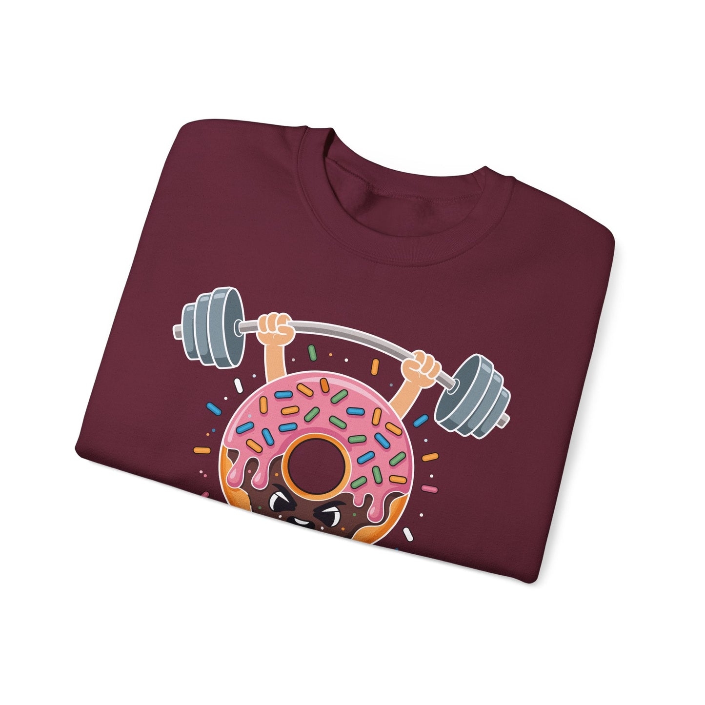 Funny Weightlifing Fitness Workout Gym Donut Lover Sweatshirt
