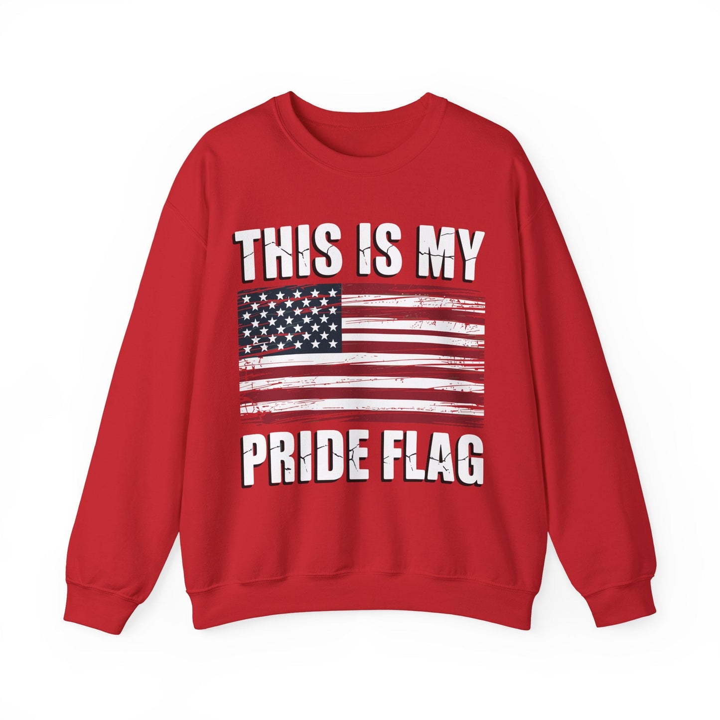 This Is My Pride Flag USA American 4th of July Patriotic Sweatshirt