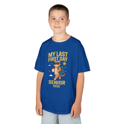 My Last First Day Senior 2026 Cat Back to School Cool Class T-Shirt