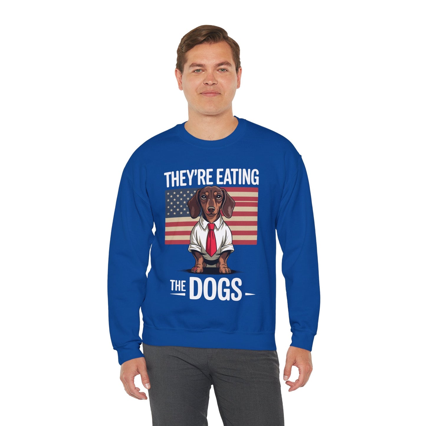 They're Eating the Dogs Trump Hot Dog Sweatshirt