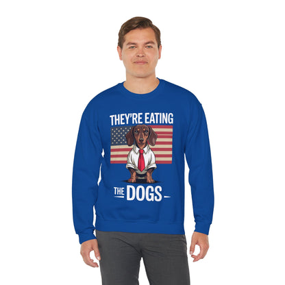 They're Eating the Dogs Trump Hot Dog Sweatshirt
