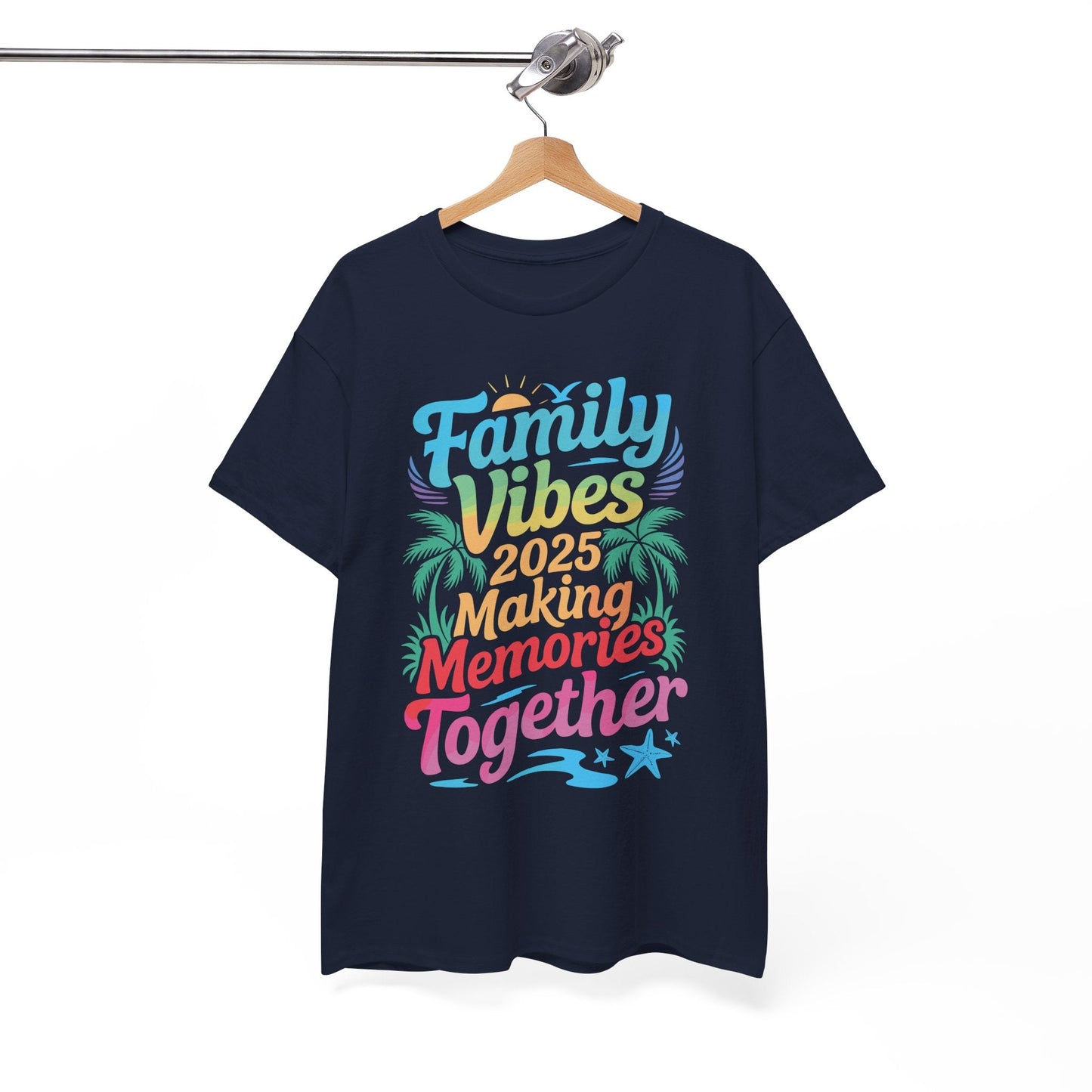 Family 2025 Vibes Family Reunion Vacation Making Memories T-Shirt