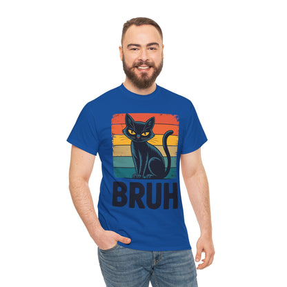 Funny Cat Bruh For Teens Boys Girls Men Women Meme Graphic T-Shirt
