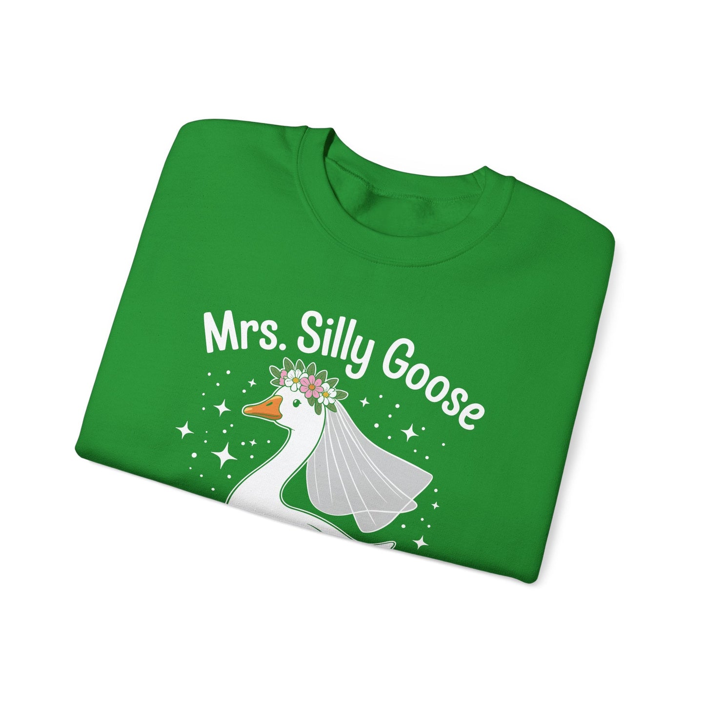 Mrs. Silly Goose Couple Matching Wedding Funny Bride to Be Sweatshirt
