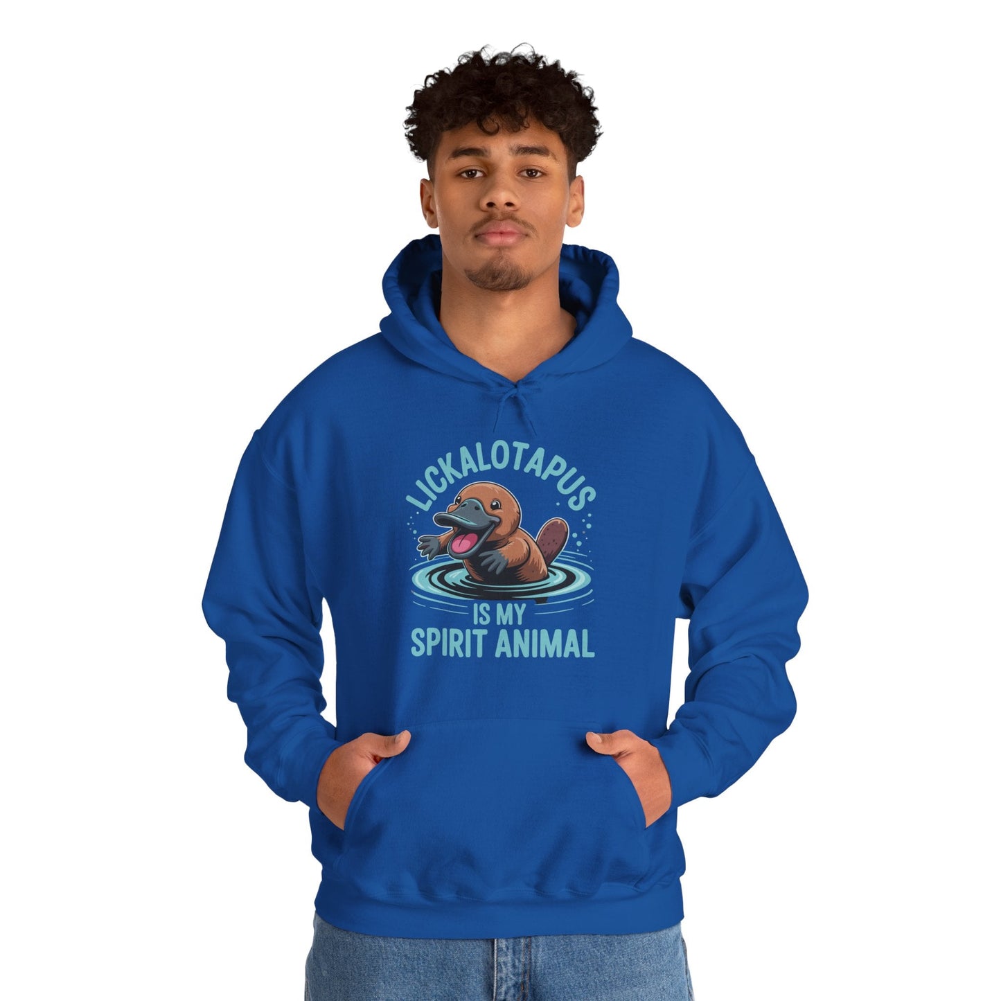 Vintage Funny Lickalottapus Is My Spirit Animal Lovers Meme Hoodie