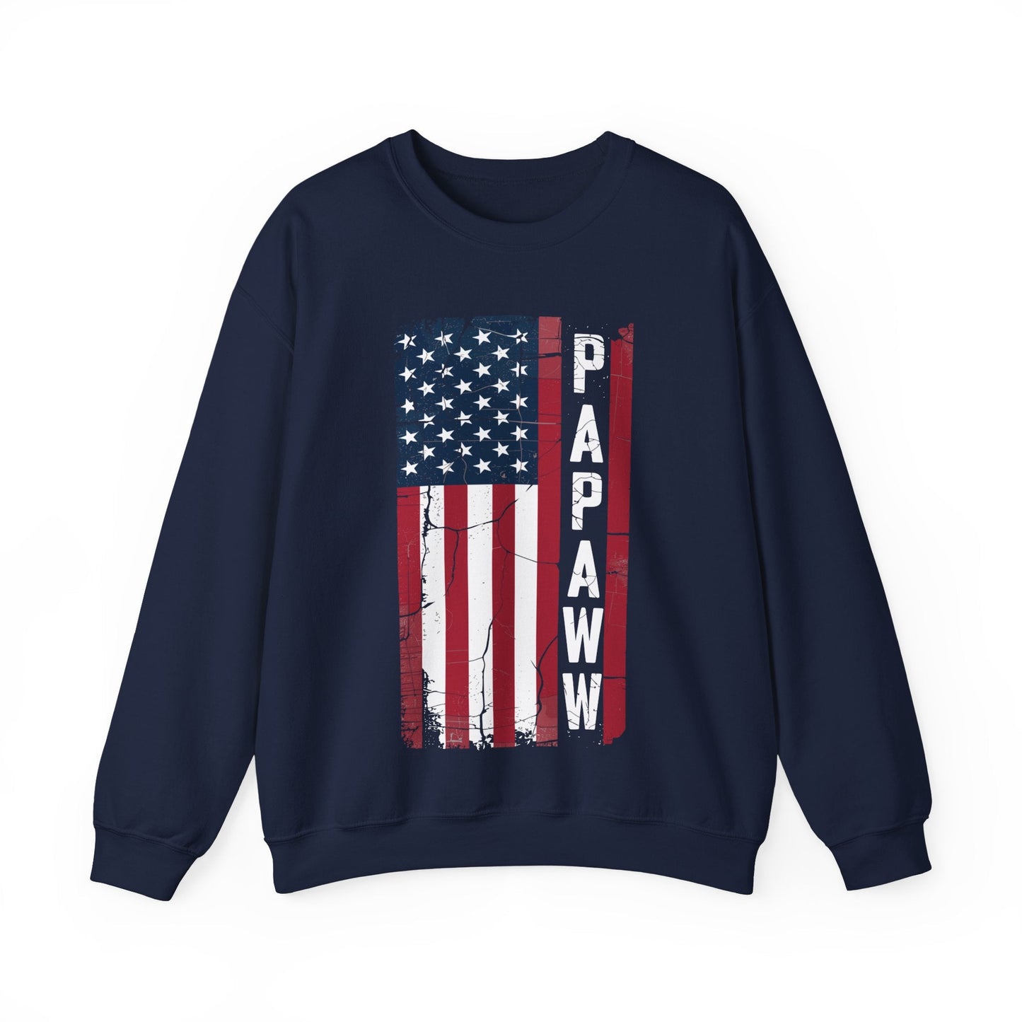 Papaw Grandpa US American Flag Shirt Grandfather Day Sweatshirt