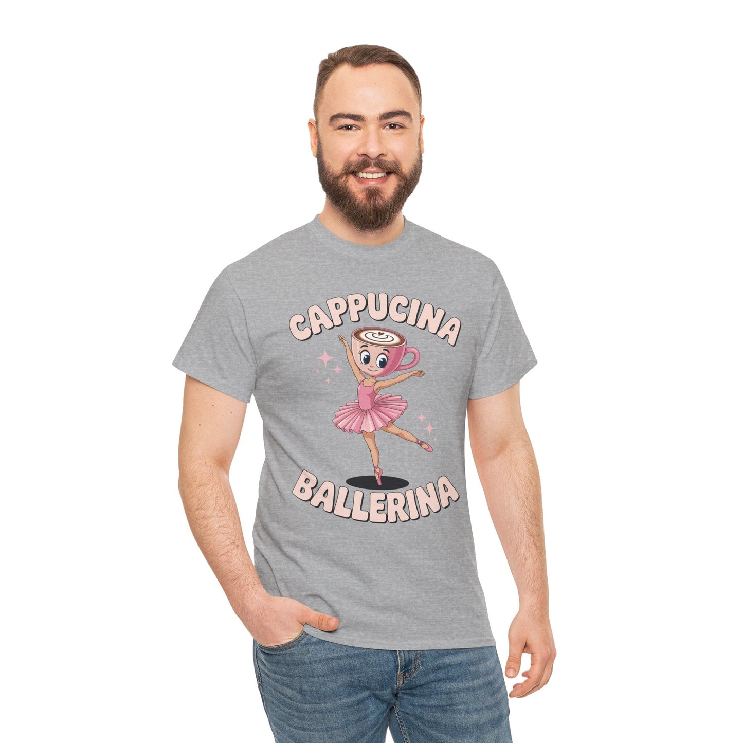 Funny Ballerina Cappuccina Coffee Dance Lovers Italian Meme T-Shirt