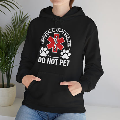 Emotional Support Husband Do Not Pet Hoodie