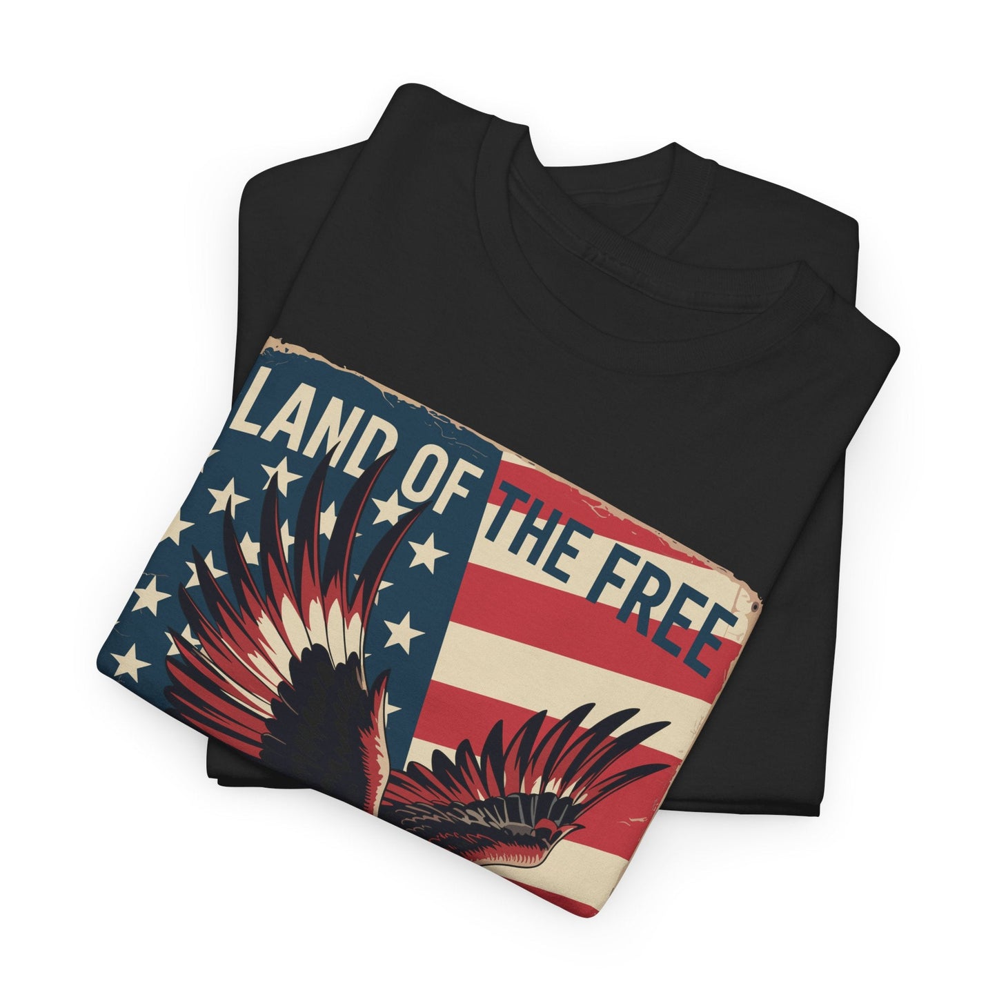 America Eagle Land of the Free Because of the Brave T-Shirt