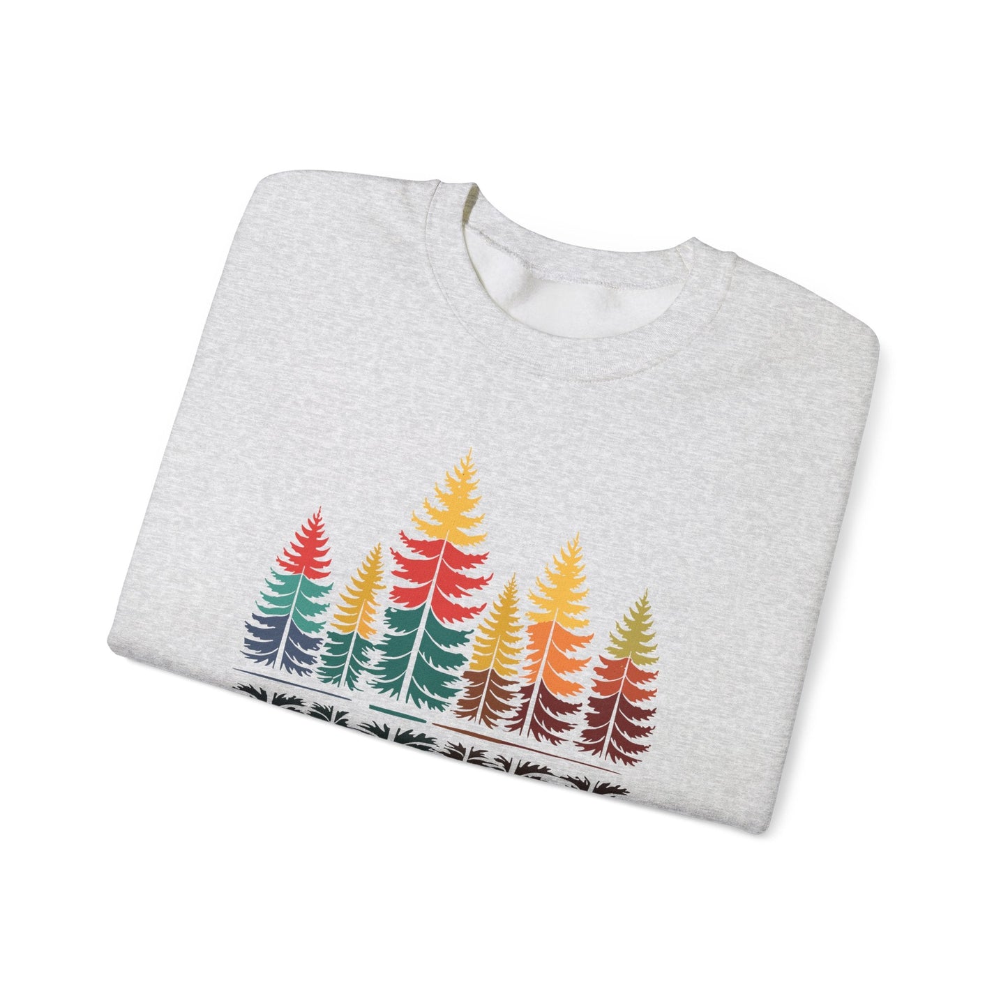Nature Reflection Forest Trees Outdoor Wildlife Sweatshirt