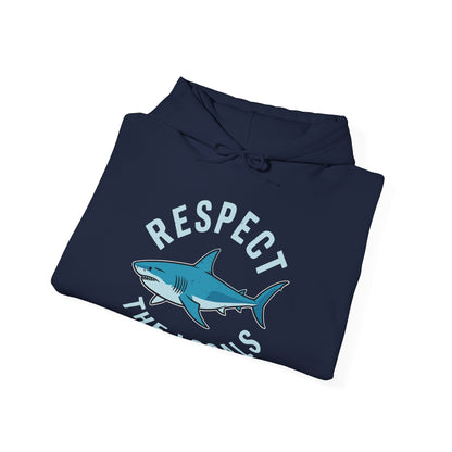 Respect The Locals Shark Ocean Animal Rights Biology Life Hoodie