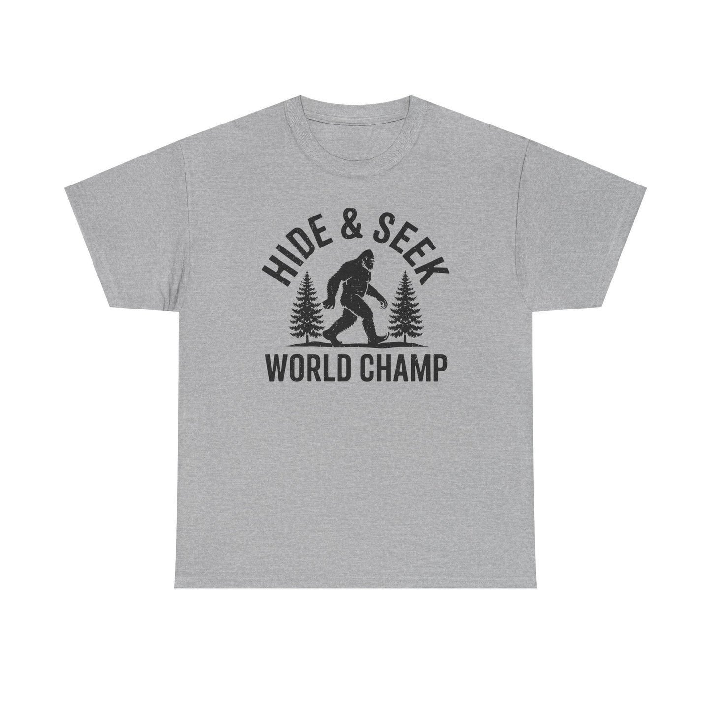 Bigfoot Hide And Seek World Champion Sasquatch Retro Vintage T-Shirt