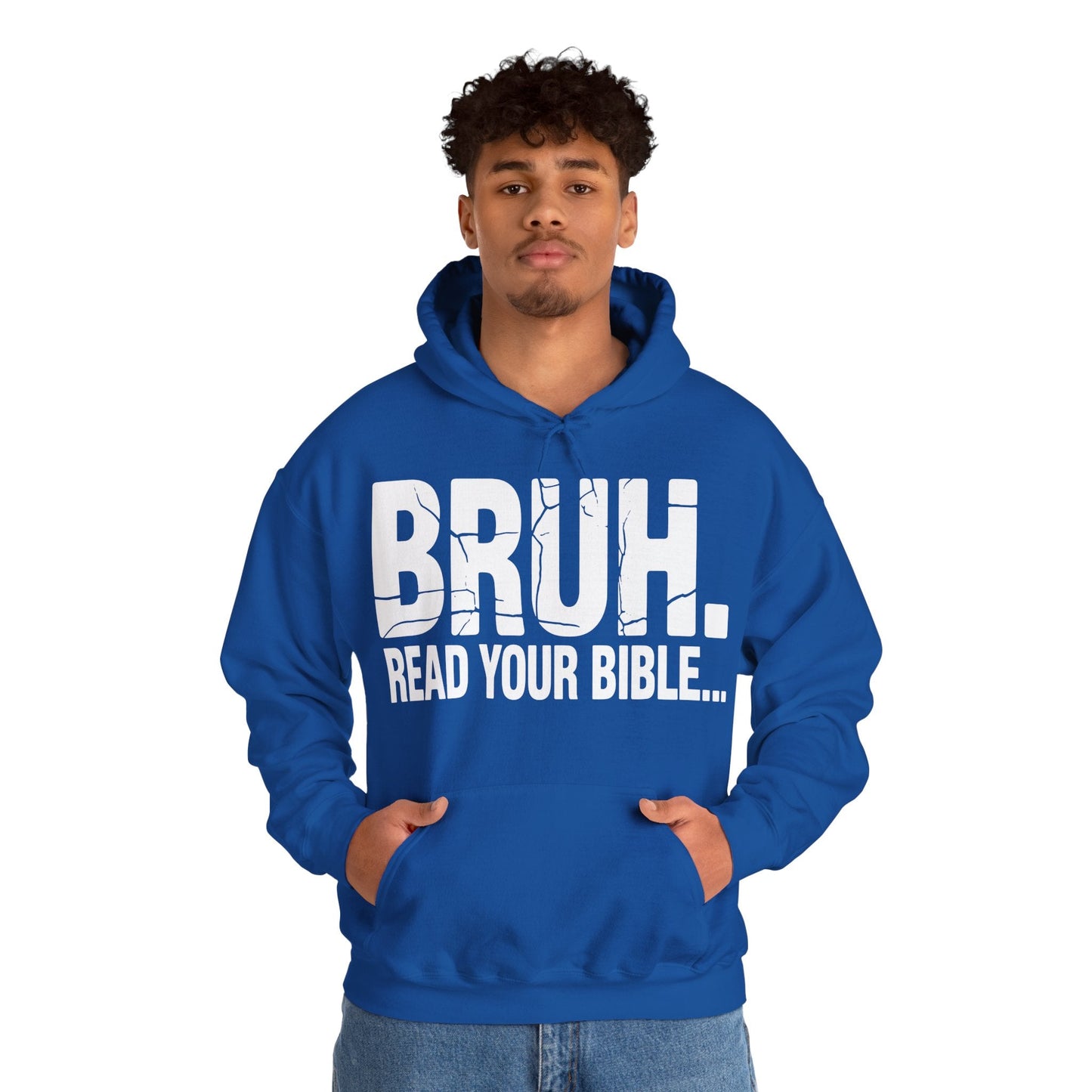Funny Meme Bruh Read Your Bible Christian Religious Faith Hoodie
