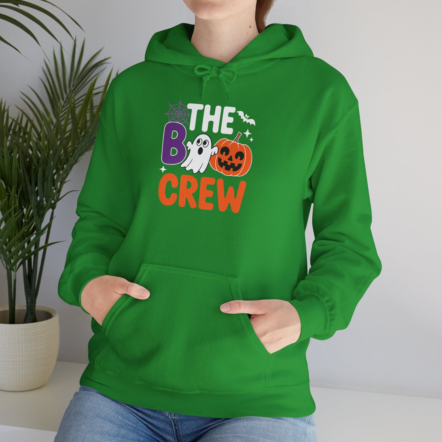 Halloween The Boo Crew Cute Ghost Spooky Family Matching Hoodie