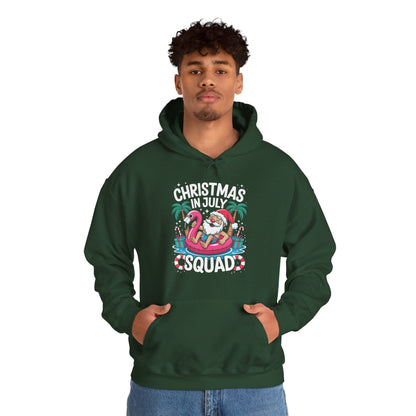 Christmas In July 2025 Squad Summer Beach Vacation Xmas Cool Hoodie