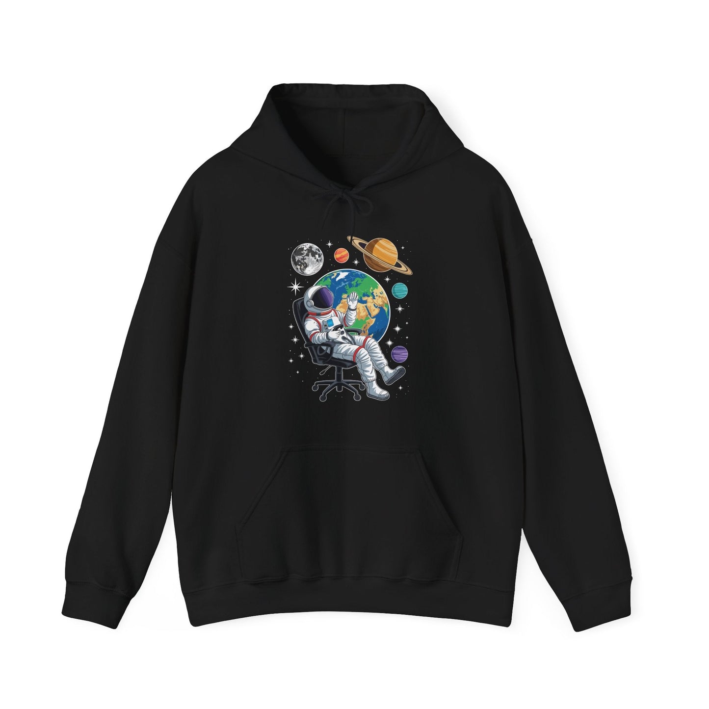 Astronaut Gamer Space Gaming System Planets Hoodie