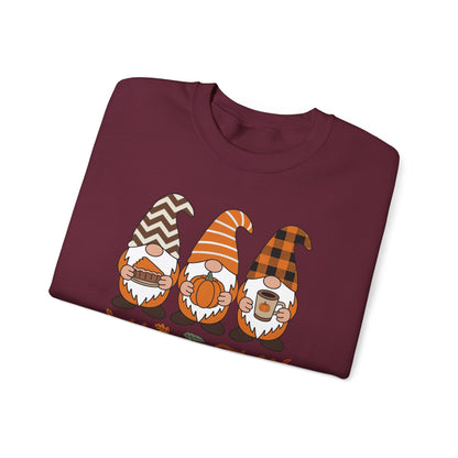 Happy Fall Y'all Gnome Pumpkin Autumn Thanksgiving Men Women Sweatshirt
