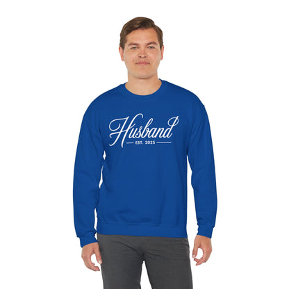 Couples Gifts For Husband And Wife Matching Husband Est 2025 Just Married Honeymoon Wedding  Sweatshirt