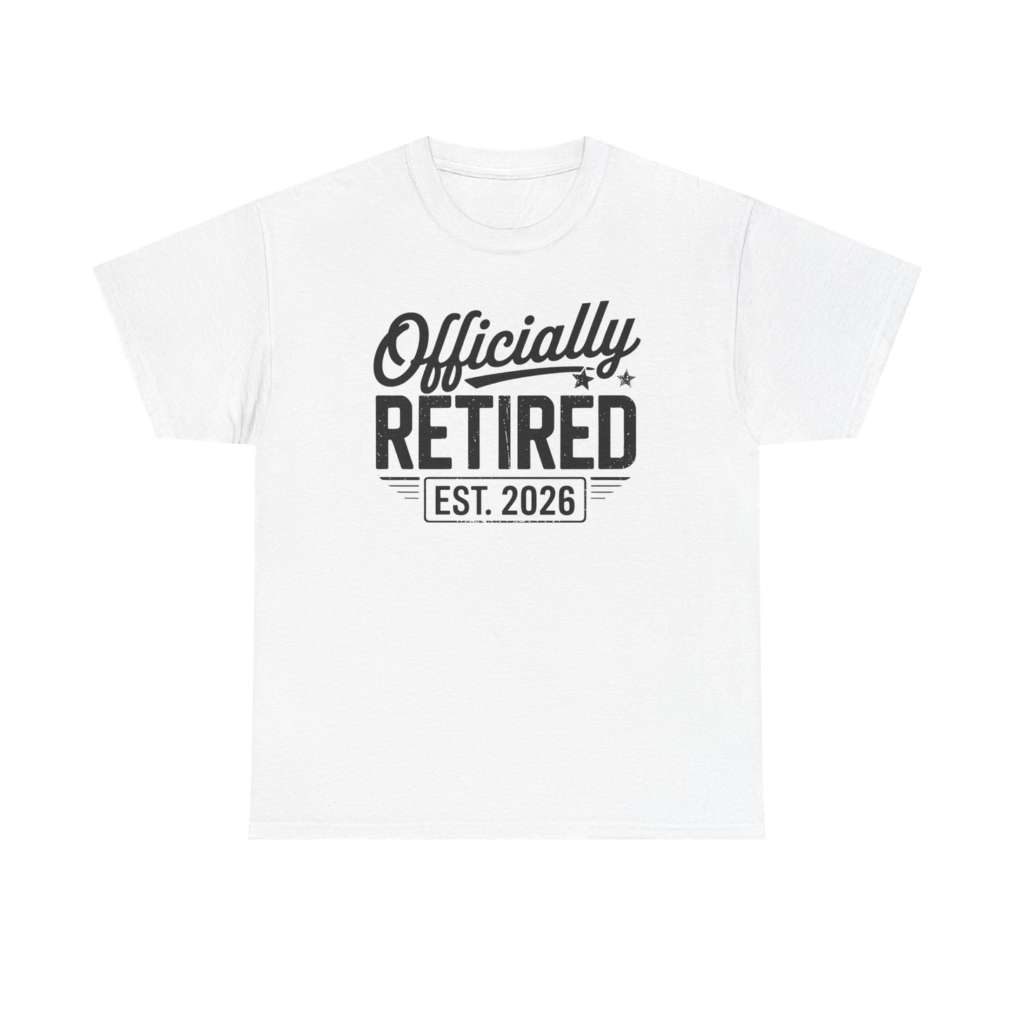 Funny Retirement 2026 Officially Retired Vintage Humor T-Shirt