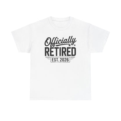 Funny Retirement 2026 Officially Retired Vintage Humor T-Shirt