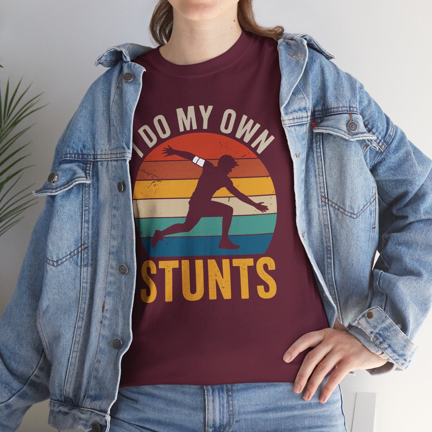 Funny I Do All My Own Stunts Broken Bones T-Shirt