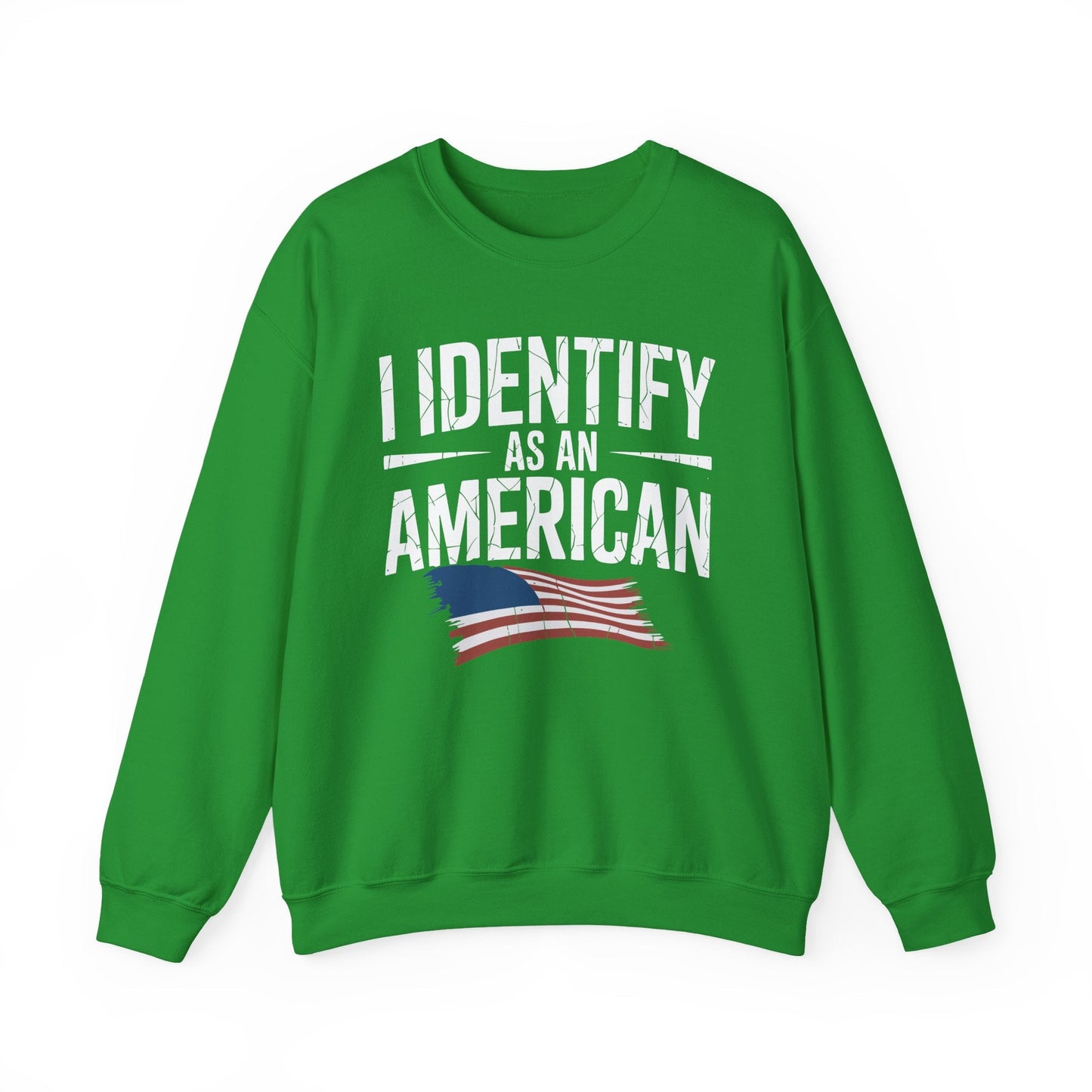 I Identify as an American No Identity Politics USA Sweatshirt