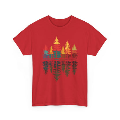 Nature Reflection Forest Trees Outdoor Wildlife T-Shirt