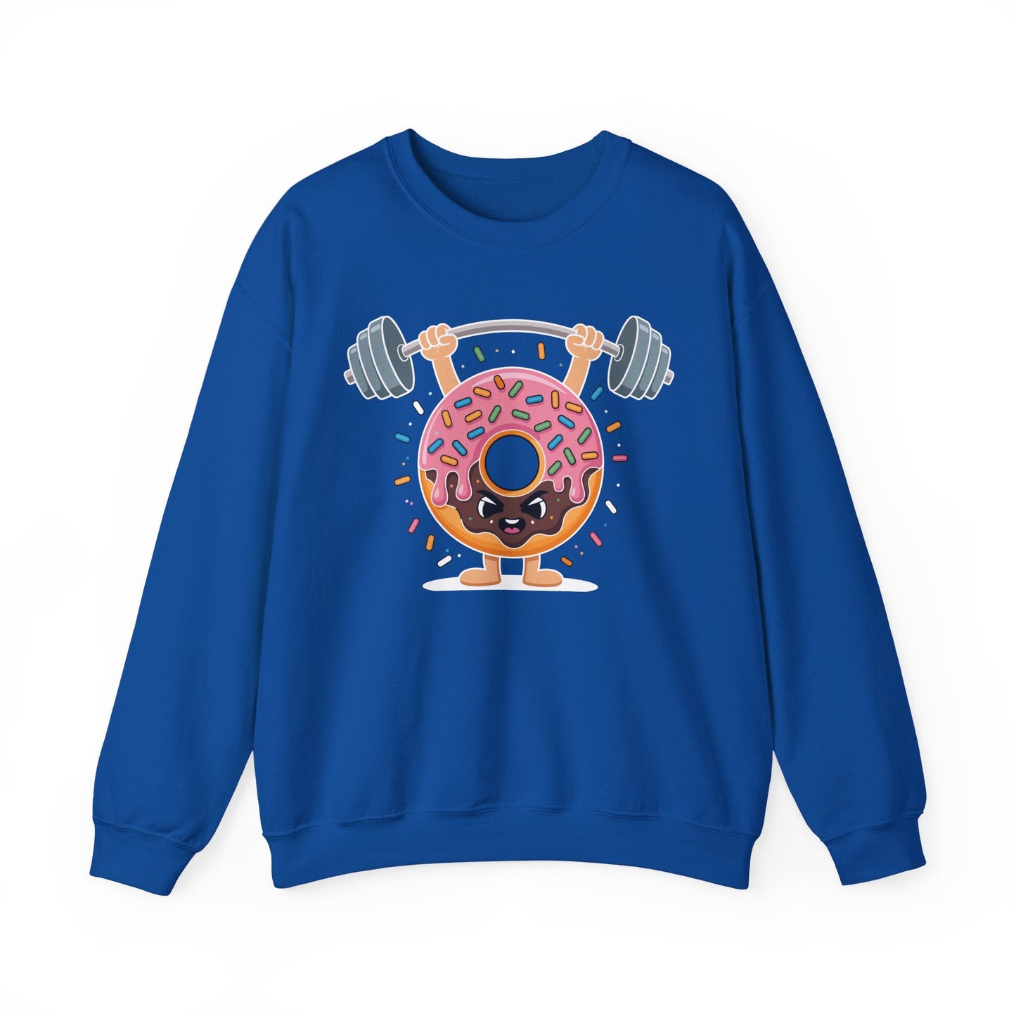 Funny Weightlifing Fitness Workout Gym Donut Lover Sweatshirt