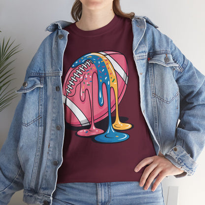 Football Drip For Lineman WR QB RB Ice Cream Sprinkles T-Shirt