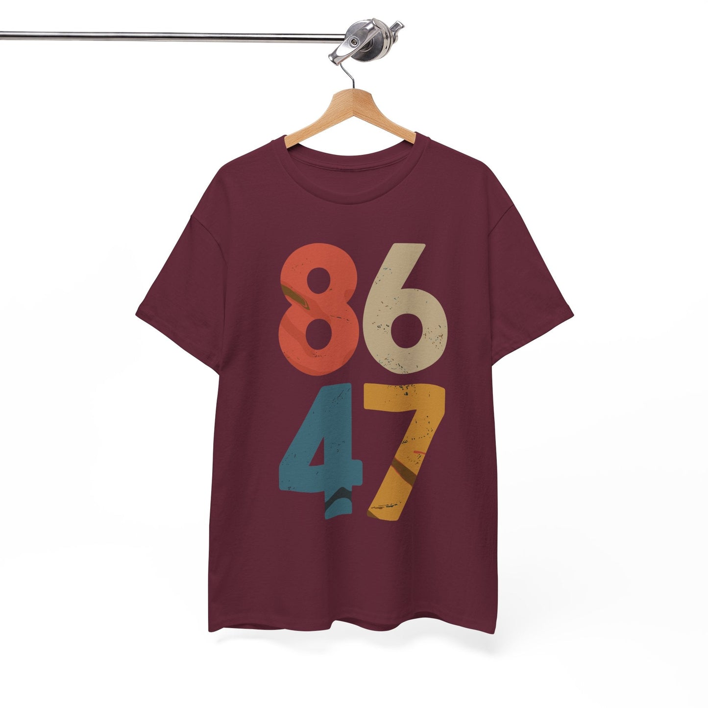 Classic Vintage 80s Style 86 47 Anti Trump T-Shirt