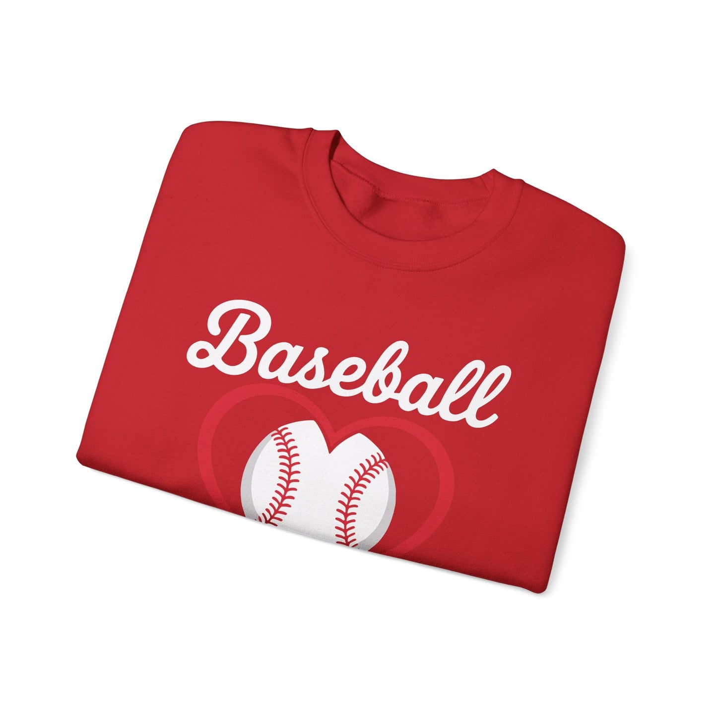 Baseball Grandma Women Baseball Heart Mothers Day Sweatshirt
