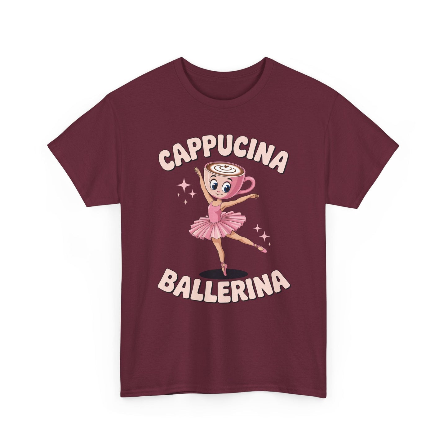 Funny Ballerina Cappuccina Coffee Dance Lovers Italian Meme T-Shirt