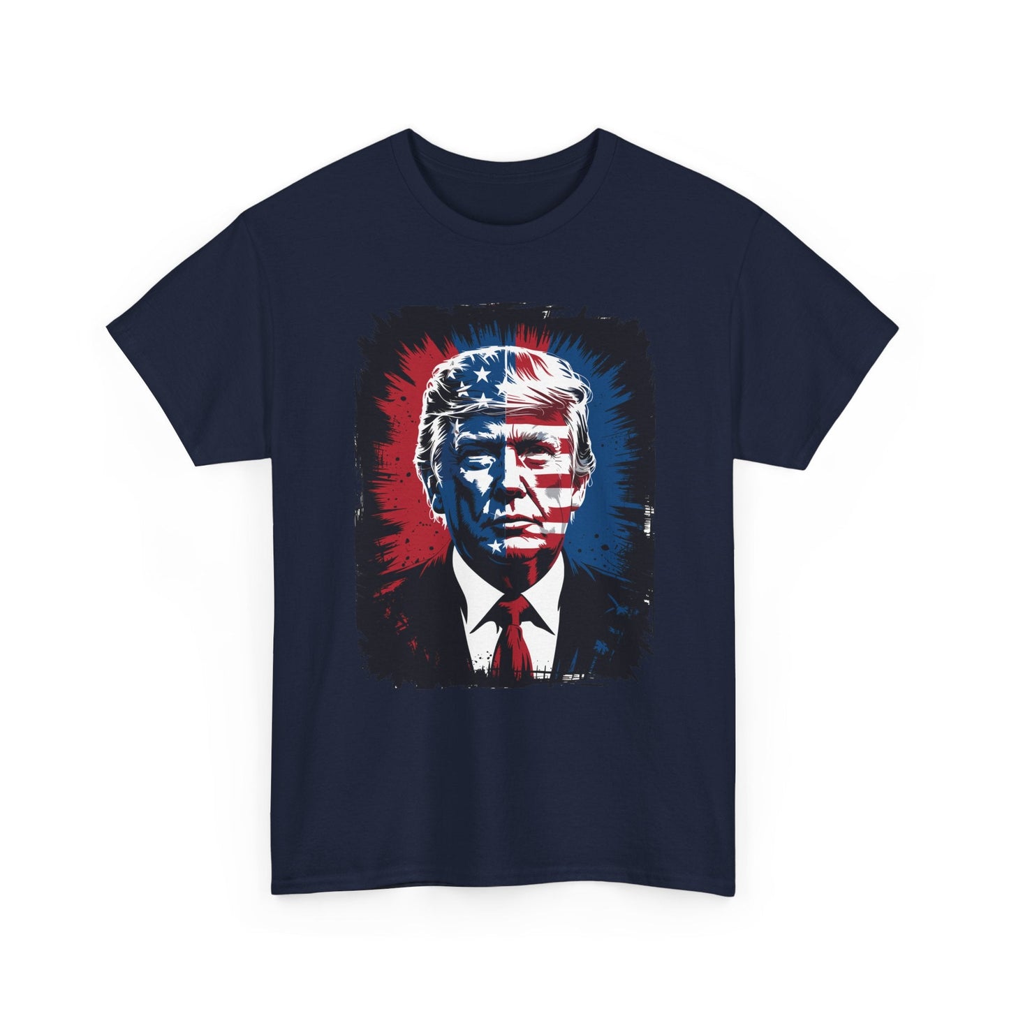President Trump Portrait 4th July T-Shirt