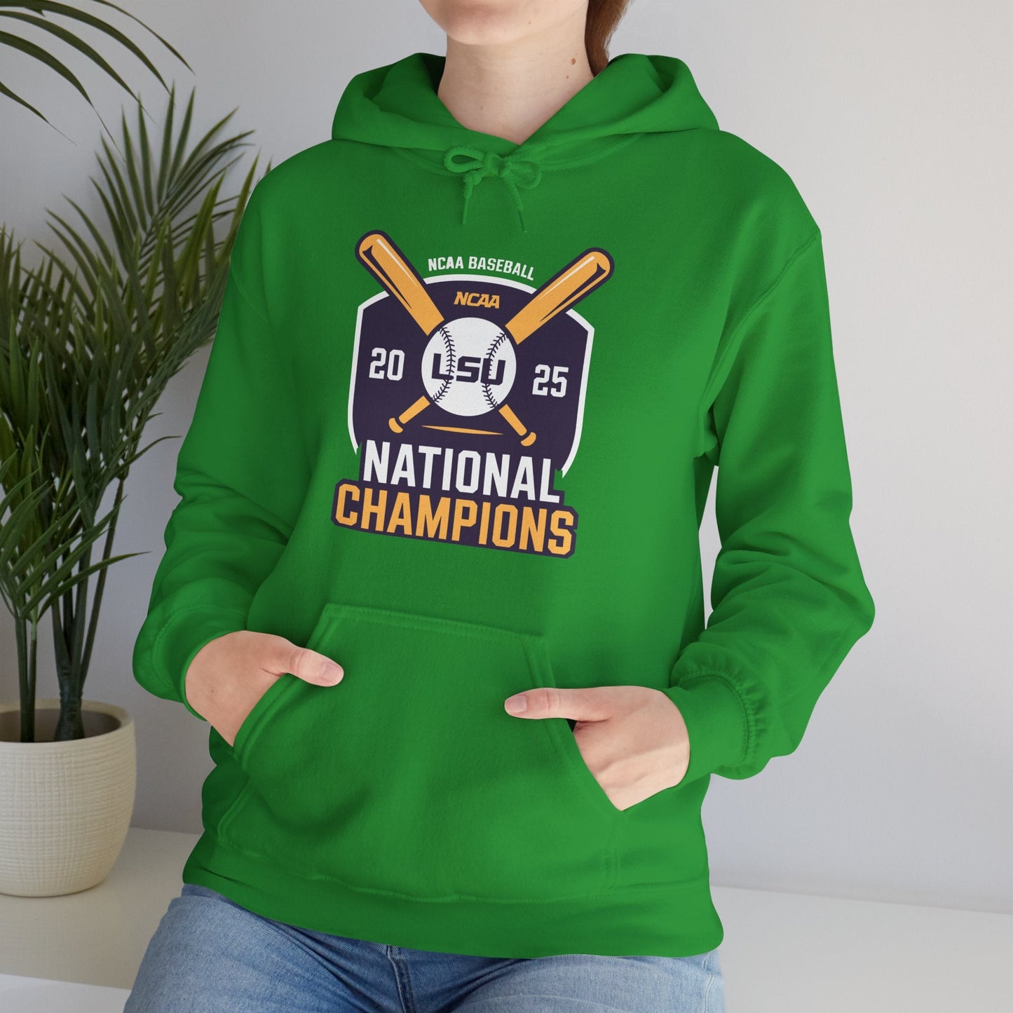 LSU Baseball 2025 National Champions Logo Hoodie