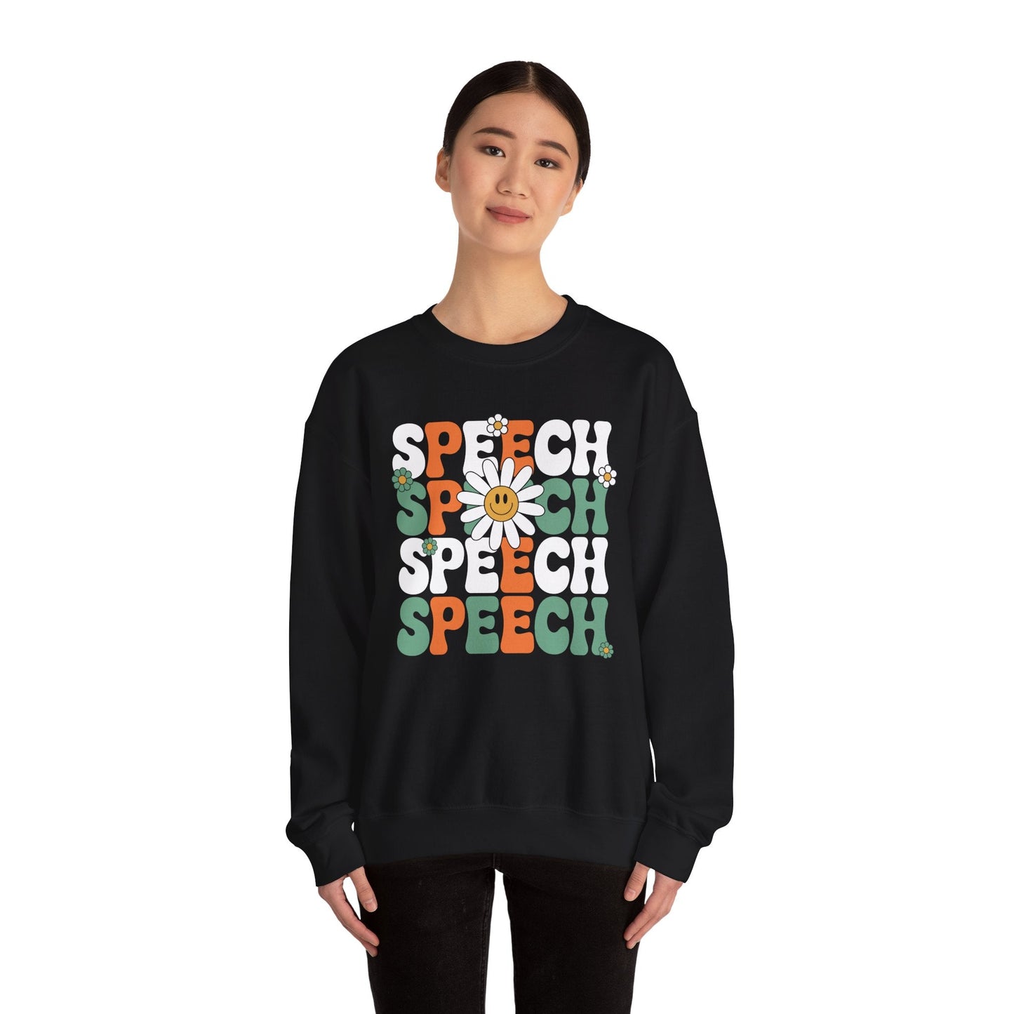 Speech Therapy Retro Speech Language Pathologist Therapist Sweatshirt