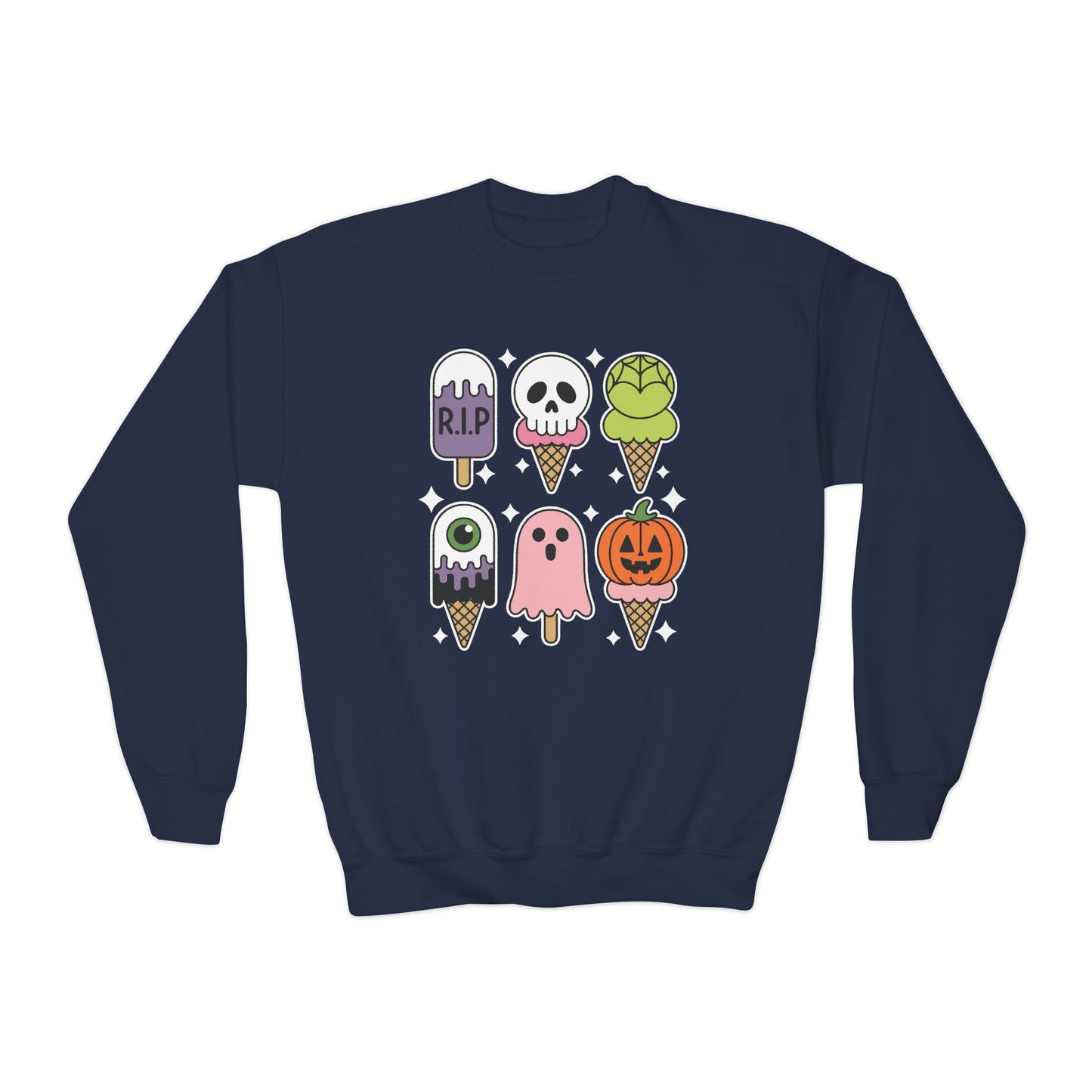 Horror Movie Summer Popsicle Halloween Ice Cream Summer-ween Sweatshirt