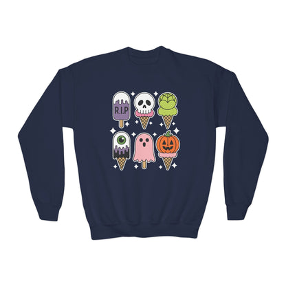 Horror Movie Summer Popsicle Halloween Ice Cream Summer-ween Sweatshirt