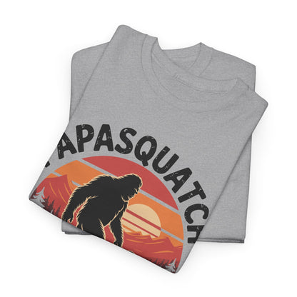 Retro Papa Squatch Like A Grandpa Funny Bigfoot Sasquatchy T-Shirt