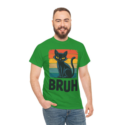 Funny Cat Bruh For Teens Boys Girls Men Women Meme Graphic T-Shirt