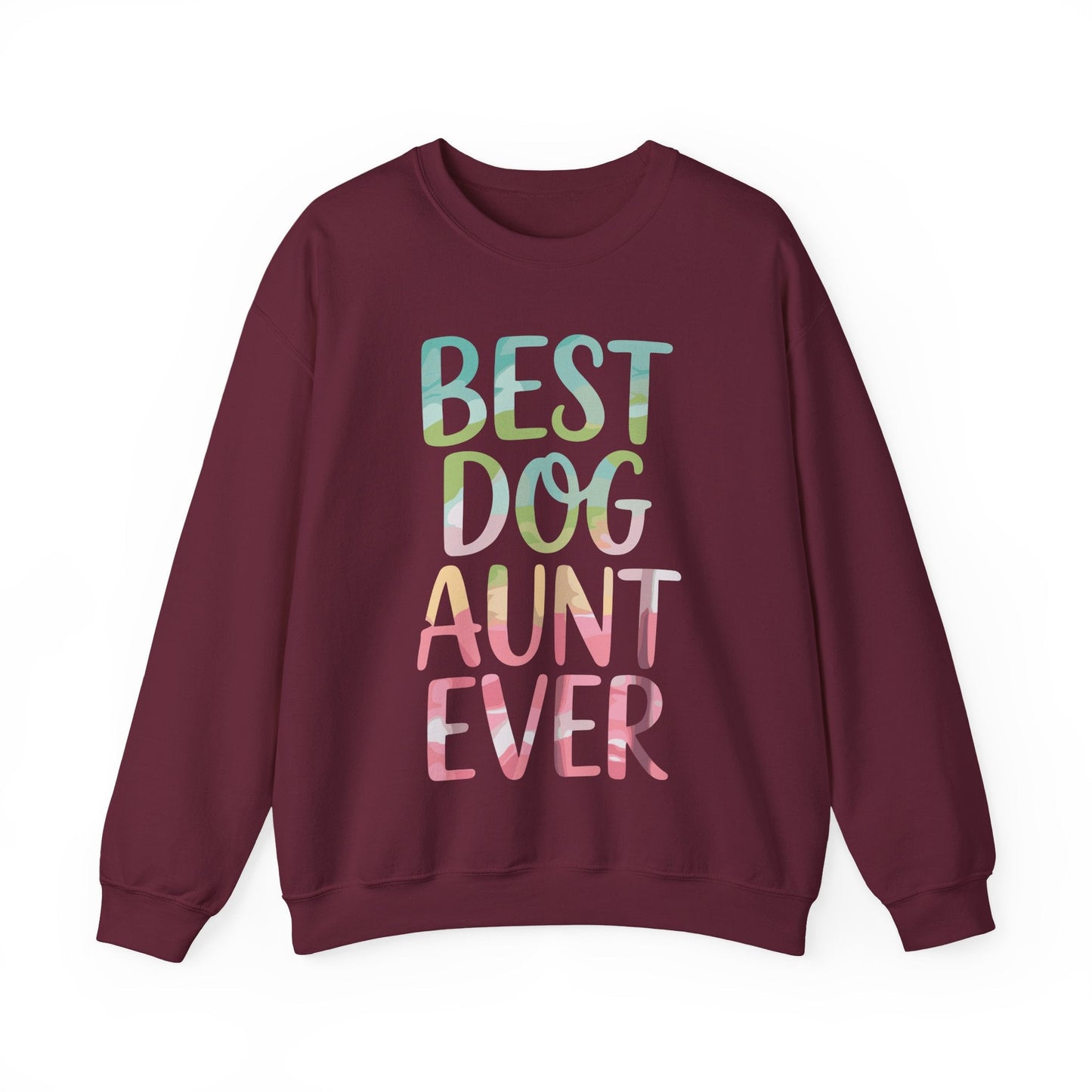 Best Dog Aunt Ever Shirt Women Dog Lover Auntie Mothers Day Sweatshirt