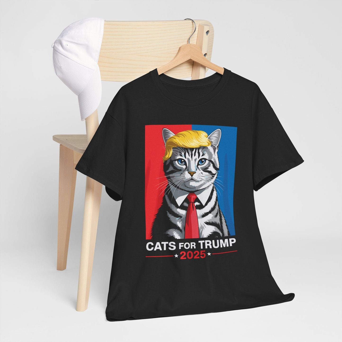 Cats For Trump 2025 Funny Tee For Vance Trump T-shirt