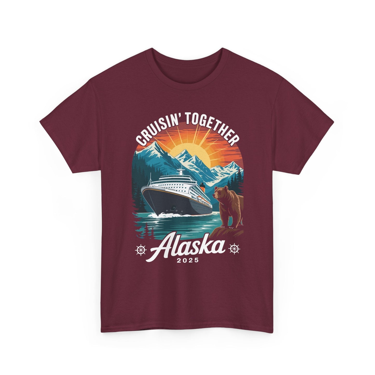 Cruisin Together Alaska 2025 Family Friend Alaska Cruise T-Shirt