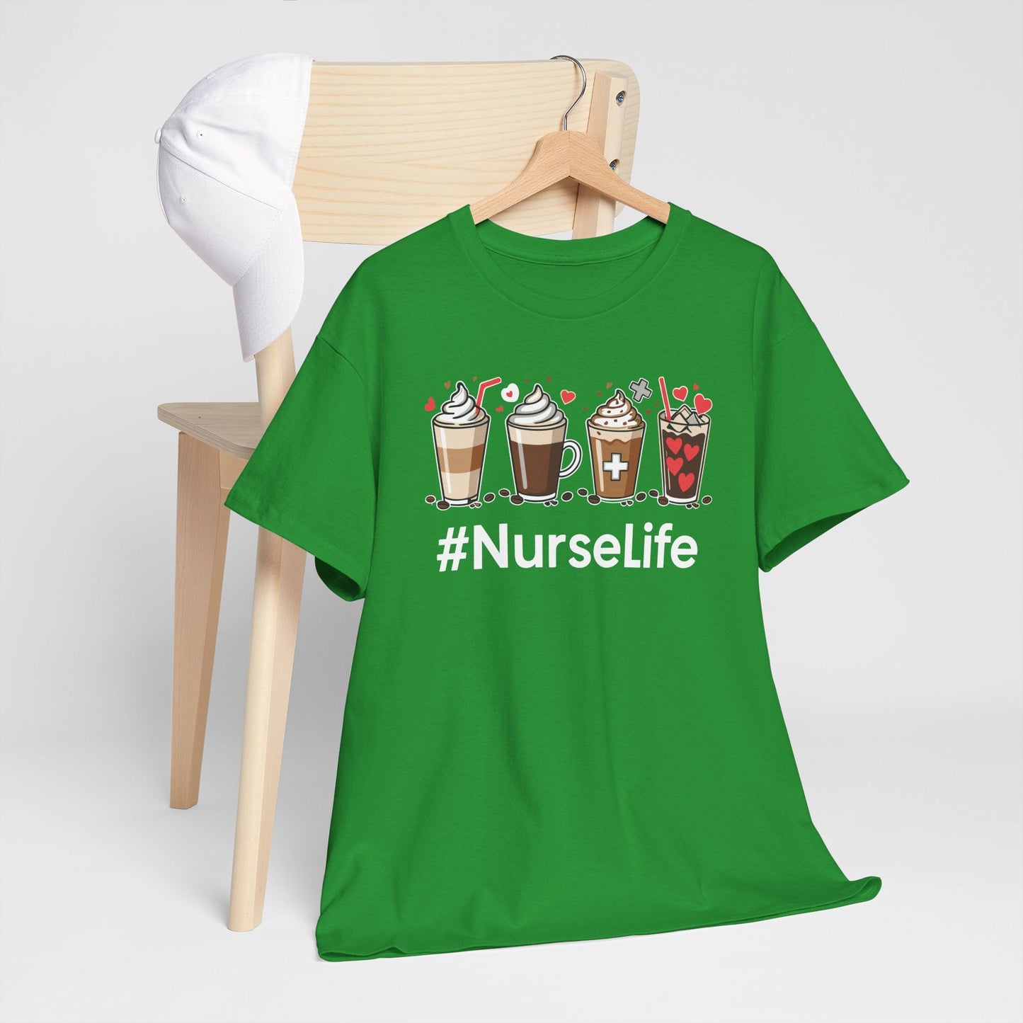 Nurse Life Funny Coffee Nurses Fuel Registered Nurse Medical T-Shirt