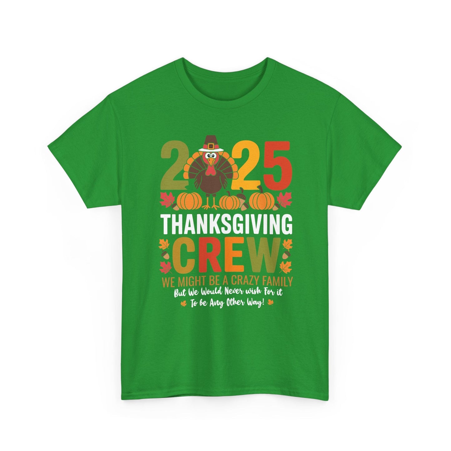 Family Thanksgiving 2025 Thanksgiving Crew Turkey Matching T-Shirt