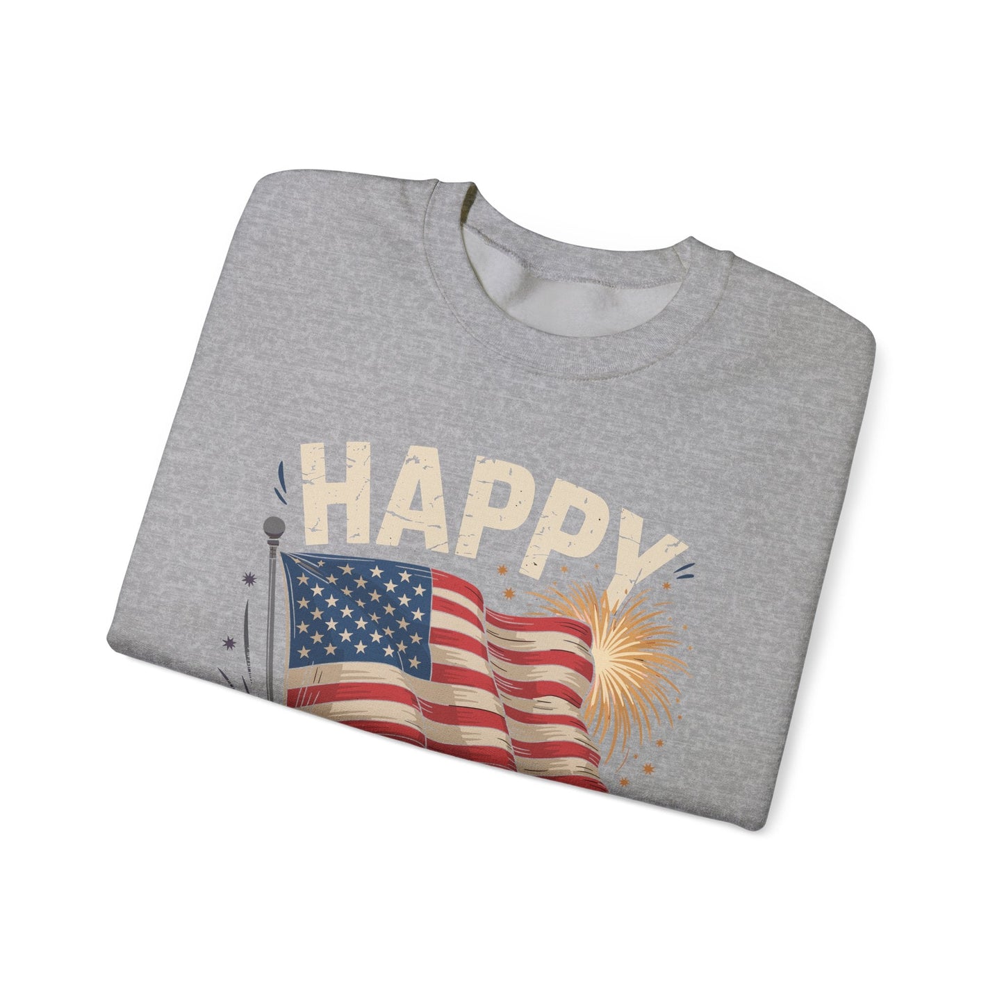 Happy 4th Of July Patriotic American US Flag 4th Of July Sweatshirt