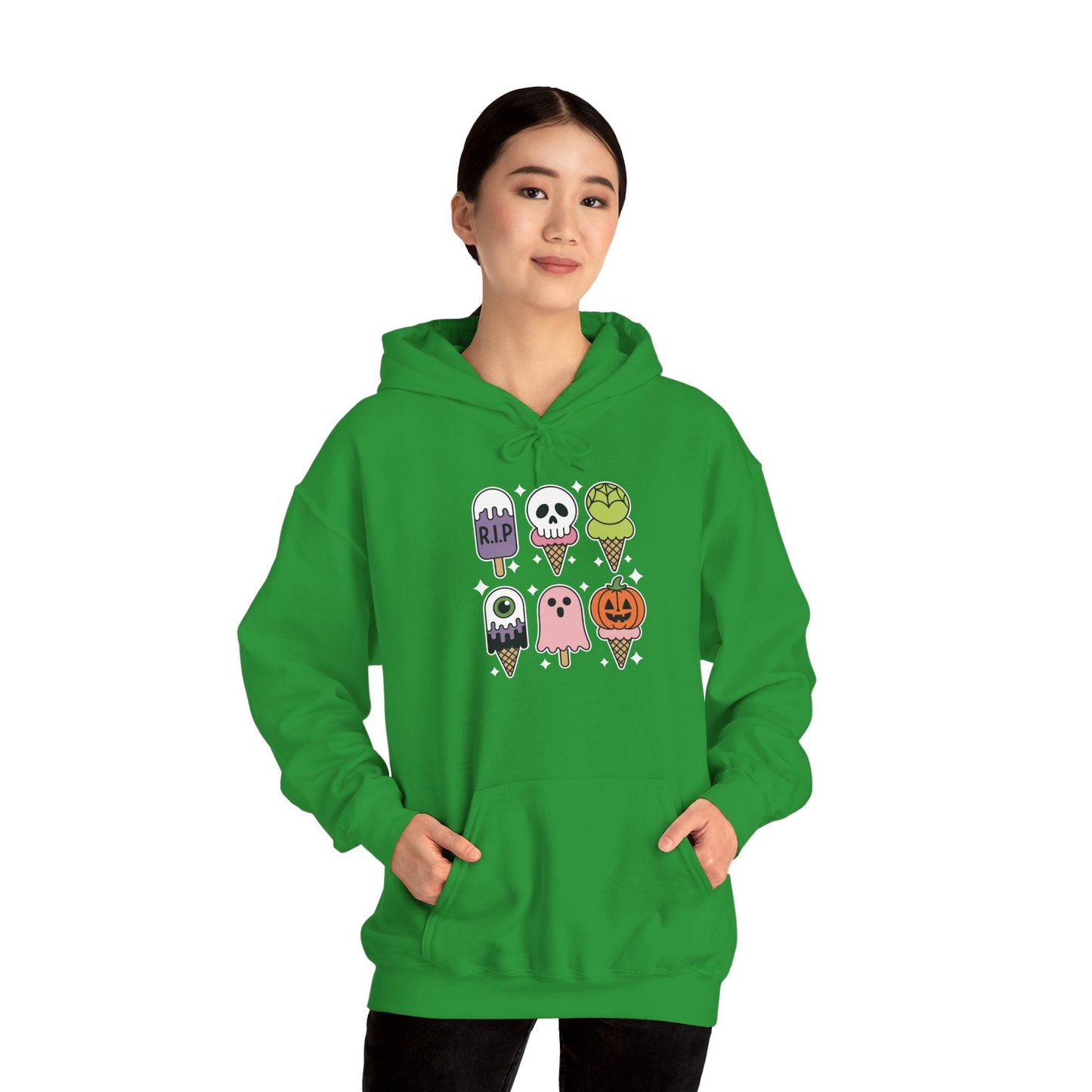 Horror Movie Summer Popsicle Halloween Ice Cream Summer-ween Hoodie for Men Women
